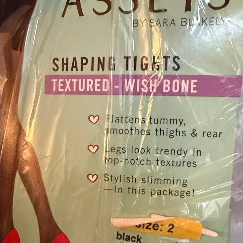 SPANX Love Your Assets Black Leg Tights, Sz 2, See Photo For Fit